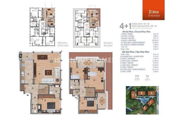 Luxurious Houses with Private Pools in Umraniye Istanbul