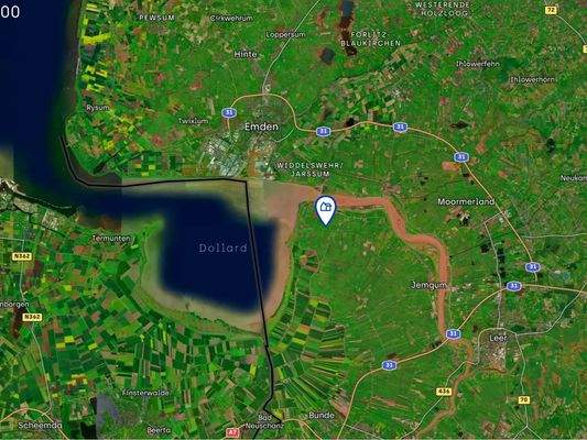 Lageplan-Am Schöpfwerkstief 20, 26844 Jemgum Ditzum, Deutschland-Kartenausschnitte