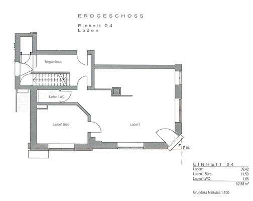 Grundriss WE 4 Laden 