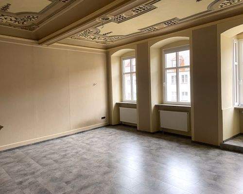 Blick vom Eingang ins Zimmer