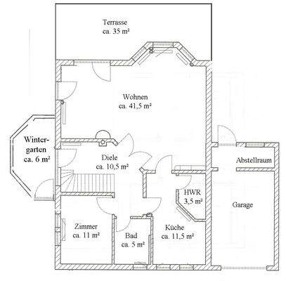 Grundriss Erdgeschoss