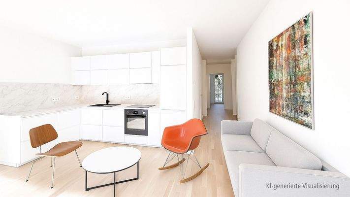 Wohn-/Essbereich (KI-generierte Visualisierung)
