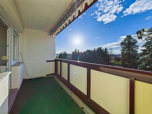 Balkon - Blick nach links