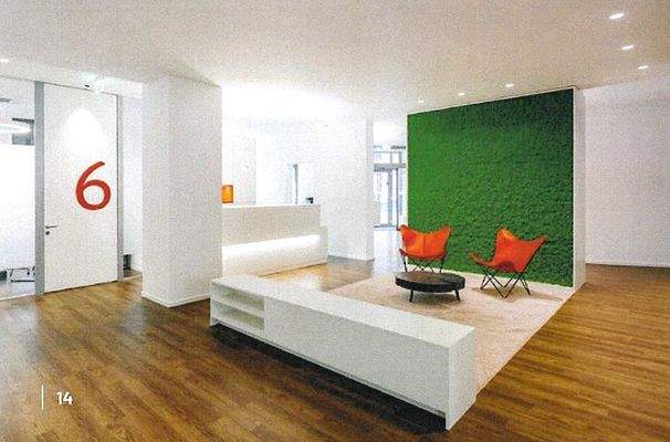 Visualisierte Büroflächen