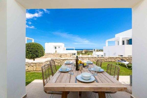 Kreta, Asprouliani: Schönes Haus in toller Anlage mit Meerblick zu verkaufen