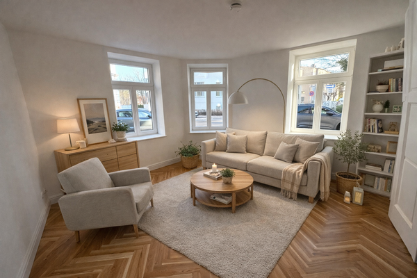 Beispielmöblierung Wohnzimmer