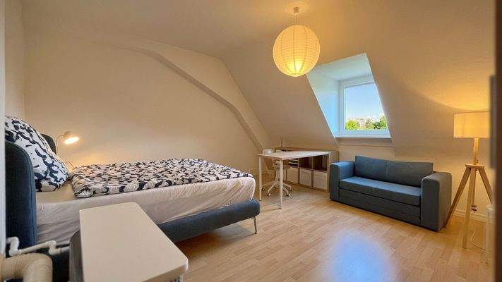 Die Raumaufteilung ist ideal für eine Wohngemeinschaft konzipiert