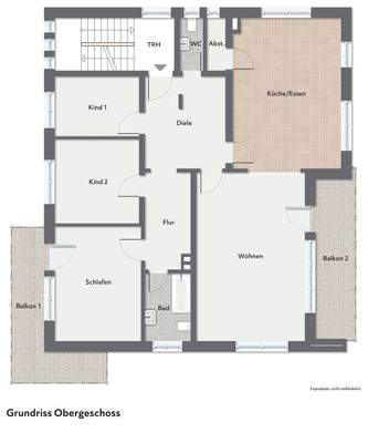 Grundriss Obergeschoss