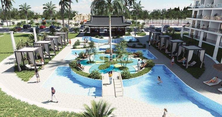 Chic Apartments in a Complex in İskele Long Beach