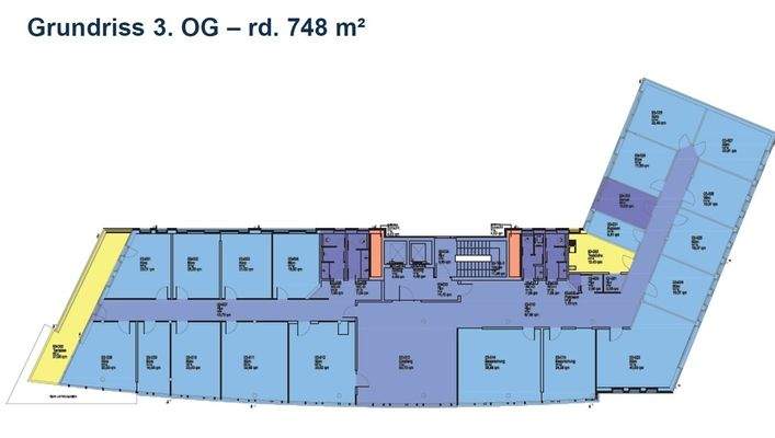 Grundriss 3.OG - 748qm