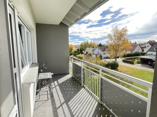 Balkon in Südausrichtung
