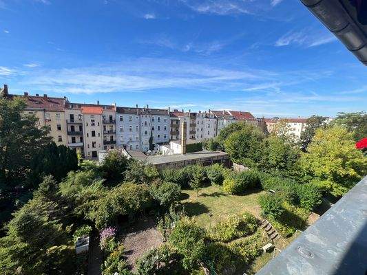 Ausblick vom Balkon