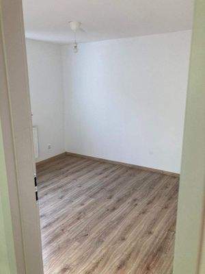 Blick in das Schlafzimmer