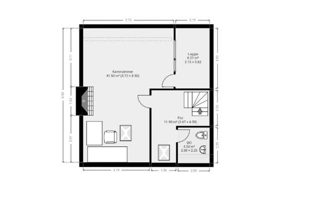 Grundriss Skizze 2.OG