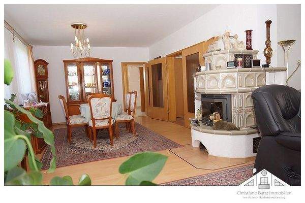 Essbereich und Kamin