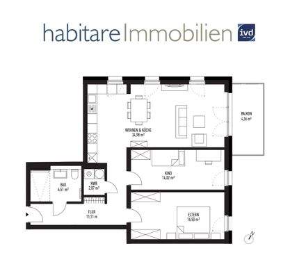 Attraktiver Grundriss!