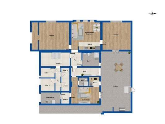 Grundriss Untergeschoss