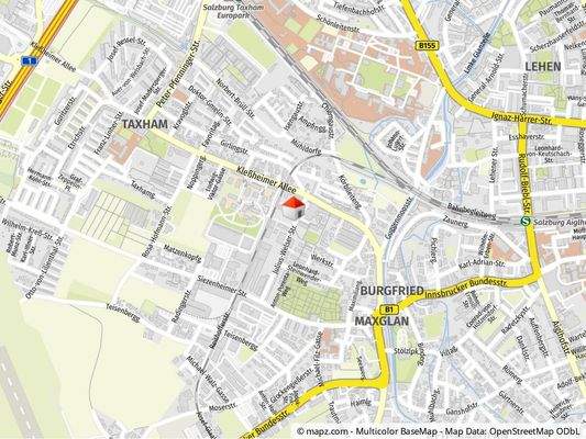 Geolyzer Kartenausschnitt