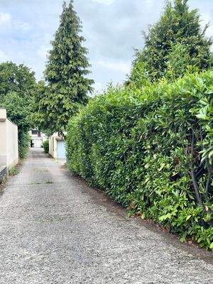 Blick in den Garagenhof