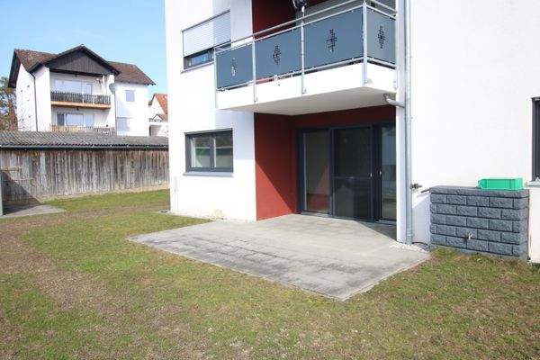 Blick auf die Terrasse