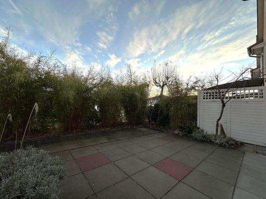 Terrasse Gartenseite