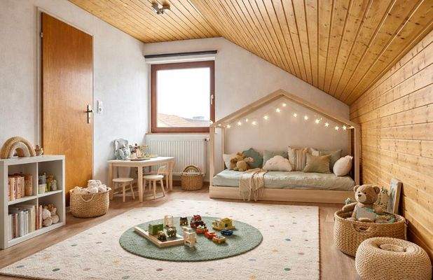 Kinderzimmer 2  mit KI erstellt