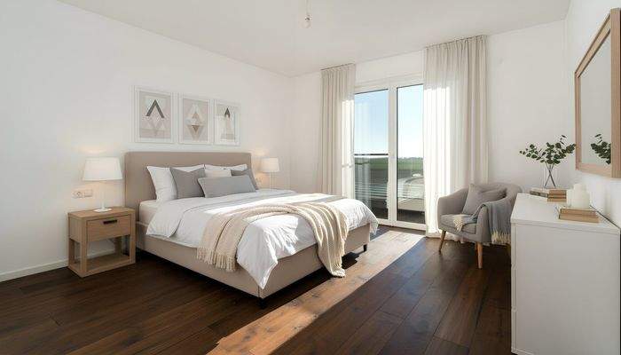 Obergeschoss Elternbereich Schlafzimmer Beispielbild