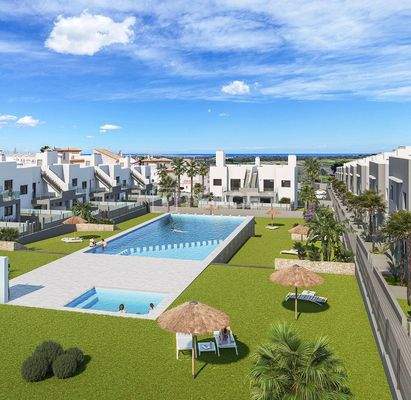 Apartments with Private Gardens in a Project with Pool in Alicante
