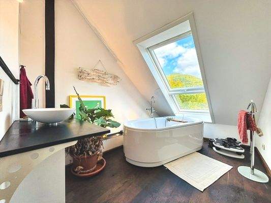 Badewanne Schlossblick