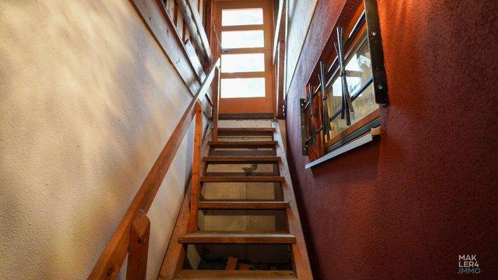 Treppe zum Dachboden