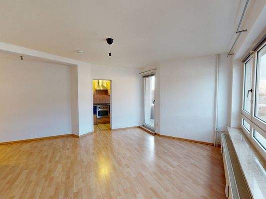 Ansicht III: Wohn- und Schlafbereich