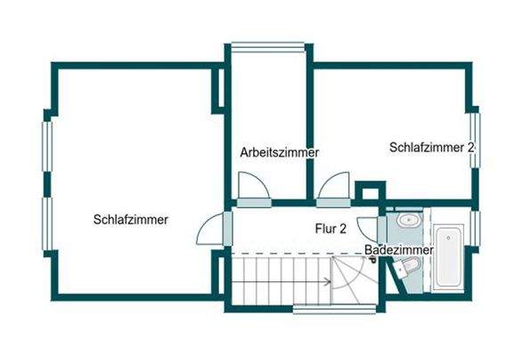 Grundriss Skizze 1.OG