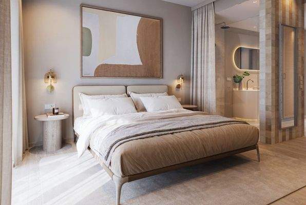 20250103-Residences Aurora - Type B - master bedroom - coastal calm-