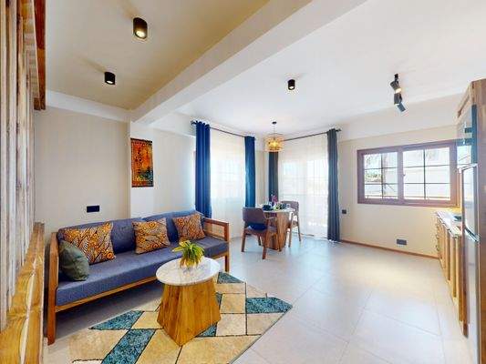 Modern-studio-apartment-in-Zanzibar-Sofa-and-coffe