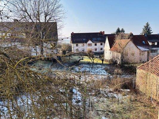 Blick von der Terrasse zum Garten & Umgebungsblick