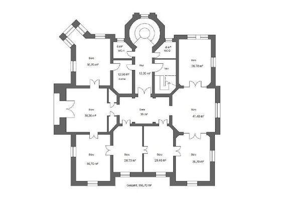 Grundriss 1.OG 356m²
