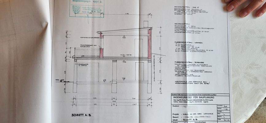 Seitenansicht Anbau b