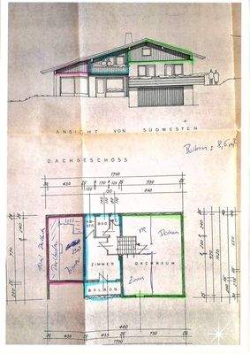Plan mit Anmerkung. Entspricht nicht 100% der Realität.