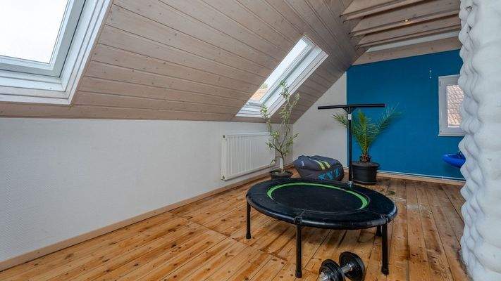 Wohnraum im Dachgeschoss