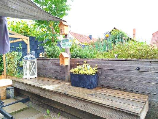 Terrasse und Gartenbereich