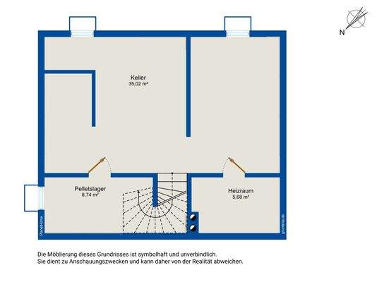 Grundriss Kellergeschoss