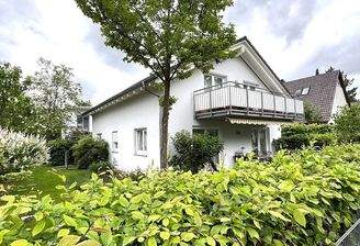 Blick auf Haus