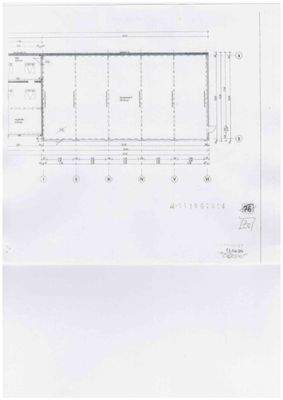 Grundriss Werkstatthallen