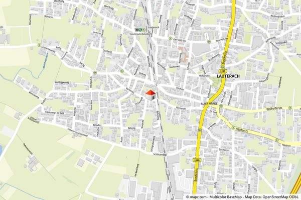 Geolyzer Kartenausschnitt