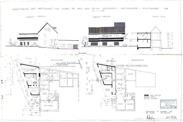 Grundriss Anbau EG-OG