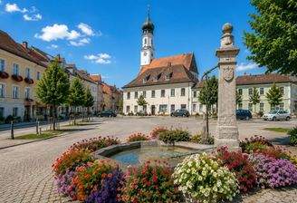 Marktplatz Triftern KI generiert