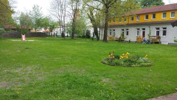 Spielplatz auf Gemeinschaftsgarten