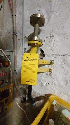 Anschluss Gas im Haus!