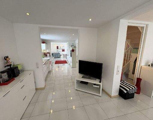 Ansicht vom Wohnzimmer