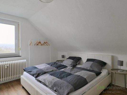 Blick ins Schlafzimmer